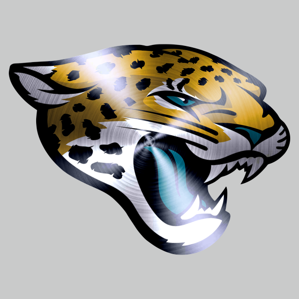 Jacksonville Jaguars Stainless steel logo iron on paper